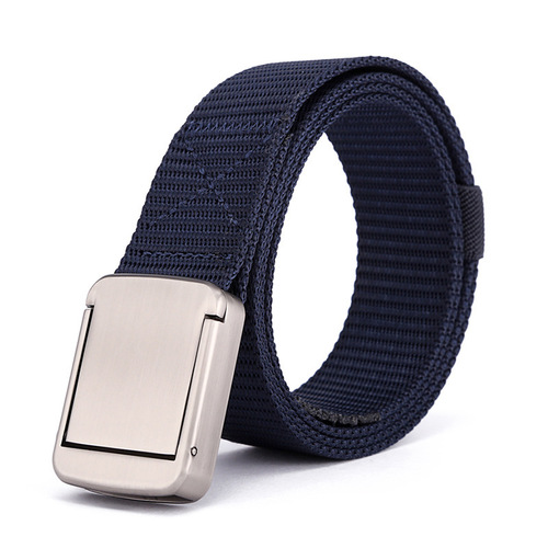   Outdoor Sports Leisure Belt Men's Nylon Belt Quick Release Alloy Buckle Women's Belt
