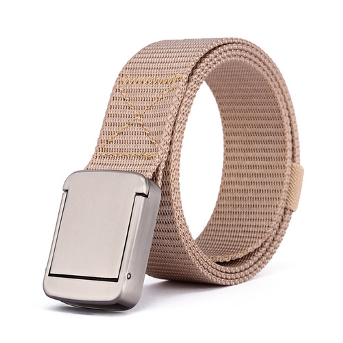   Outdoor Sports Leisure Belt Men's Nylon Belt Quick Release Alloy Buckle Women's Belt