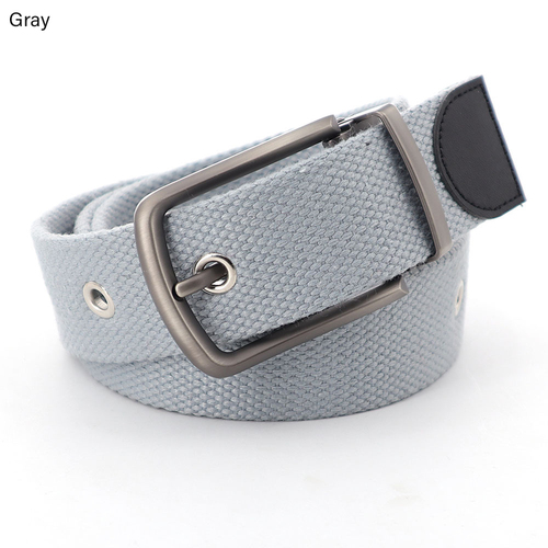  Hot Selling Men's Nylon Material 40MM Needle Buckle Braided Color Thickened Cotton Belt Needle Belt Buckle