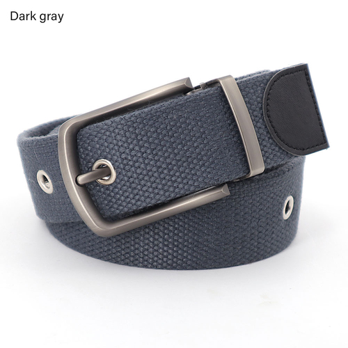  Hot Selling Men's Nylon Material 40MM Needle Buckle Braided Color Thickened Cotton Belt Needle Belt Buckle