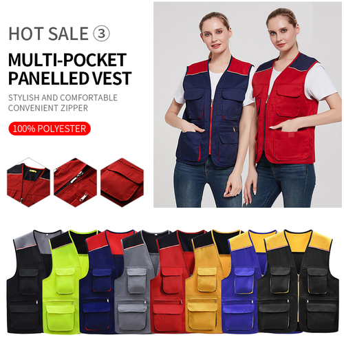 High Quality Men's Vests & Waistcoats Cargoes Fisherman Vest Waistcoat Hiking Camping Journalist Vest