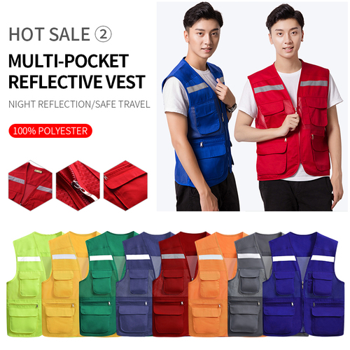 High Quality Men's Vests & Waistcoats Cargoes Fisherman Vest Waistcoat Hiking Camping Journalist Vest