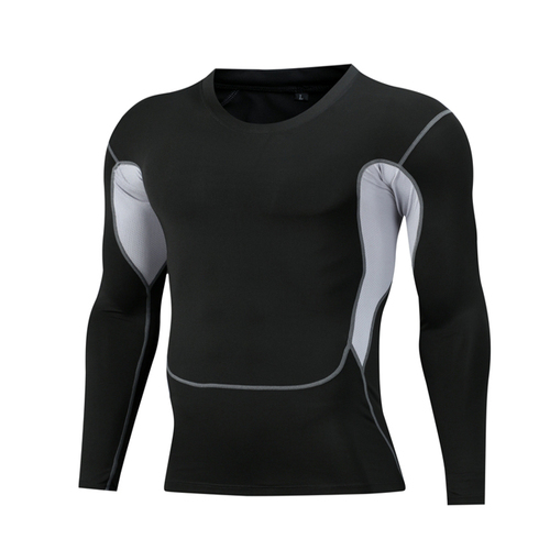 Fitness Clothing Sports Suit Men's Quick Drying Tight Training Suit Men's Running Basketball Equipment Four Seasons Gym