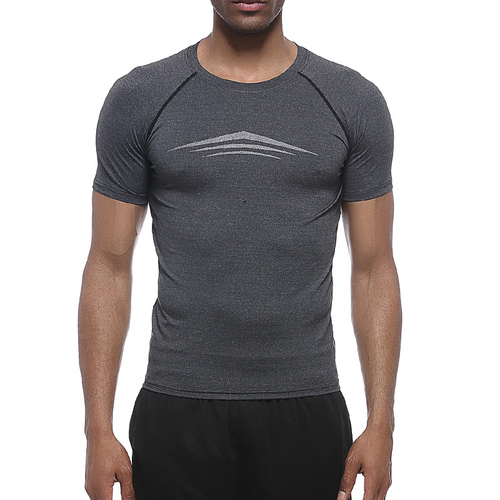  Label Sports Men Clothing Printing T-Shirt Compression Training Wear