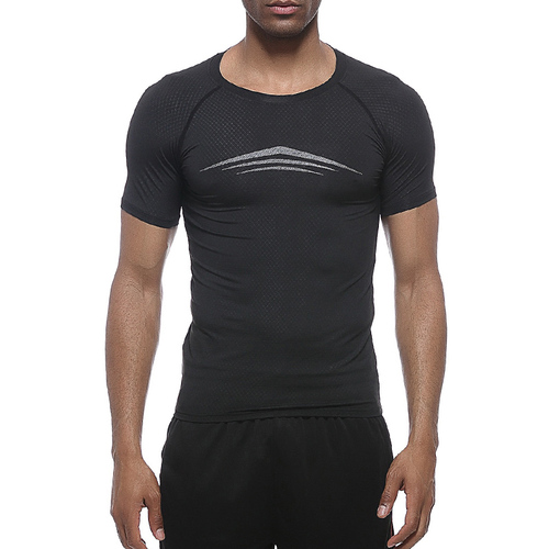  Label Sports Men Clothing Printing T-Shirt Compression Training Wear