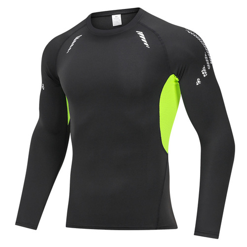 Topgear New Fashion Hot Sales Style Long Sleeve Elastic Fitness Clothes Sports Compression Clothes