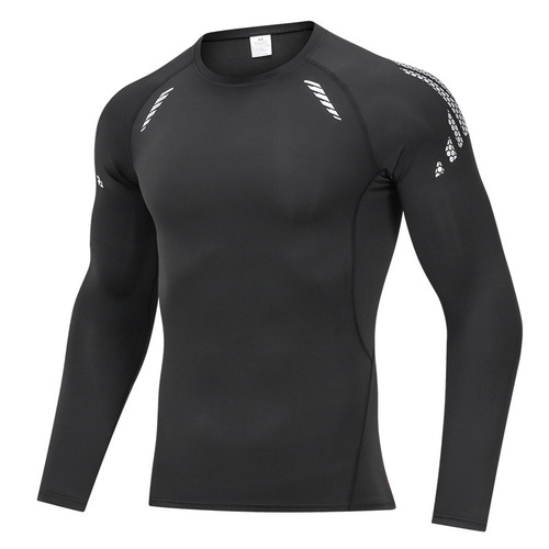 Topgear New Fashion Hot Sales Style Long Sleeve Elastic Fitness Clothes Sports Compression Clothes