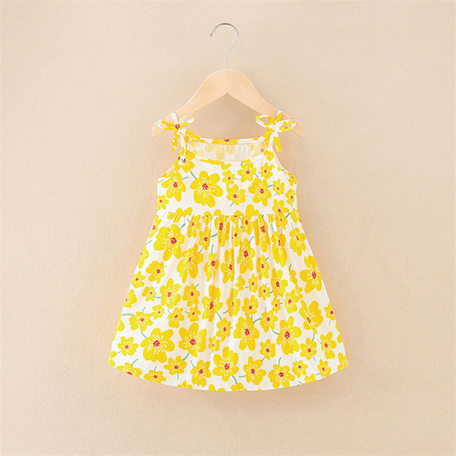 Summer Children's Suspended Princess Dress Cool Breathable and Comfortable for Little Girls