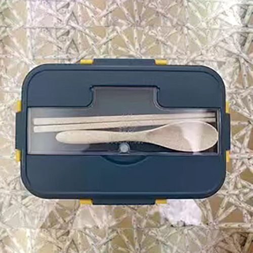 Free plastic cutlery 100% food grade microwave safe food container biodegradable wheat straw school bento lunch box