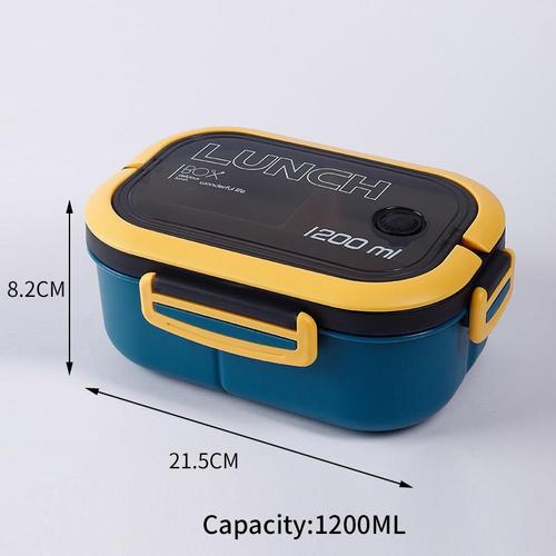 Portable Lunch Box Leak proof Bento Food Warmer Container With Compartments & Sauce Box Stackable Salad Fruit Food