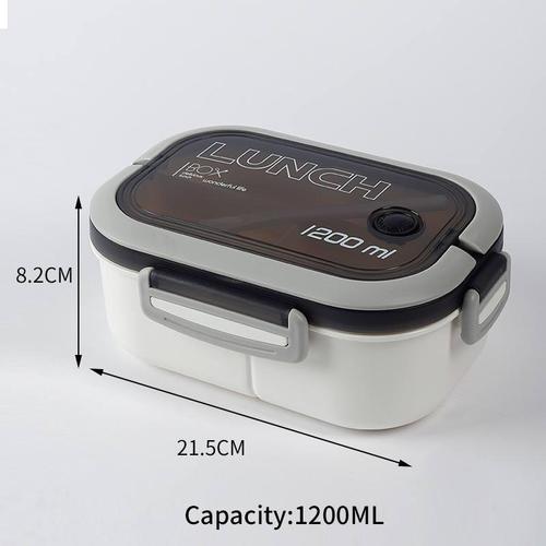 Portable Lunch Box Leak proof Bento Food Warmer Container With Compartments & Sauce Box Stackable Salad Fruit Food