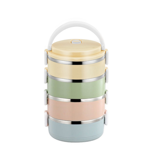 Multi-Layer Insulatated Lunch Box Portable Bento Case Big Capacity Food Grade Stainless Steel Lunch Box Food Container