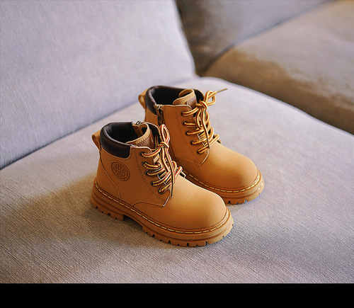 Winter Kids Designer Child Non-Slip Boy Girl Outdoor Snow Walking Warm Martin Boot Shoes For Girl