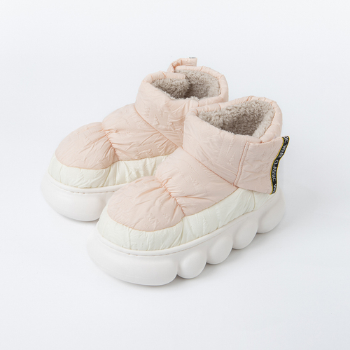 Women's Winter Warm Faux Suede Ankle & Bootie Snow Boots Women Man Fuzzy Slippers Memory Foam Comfort