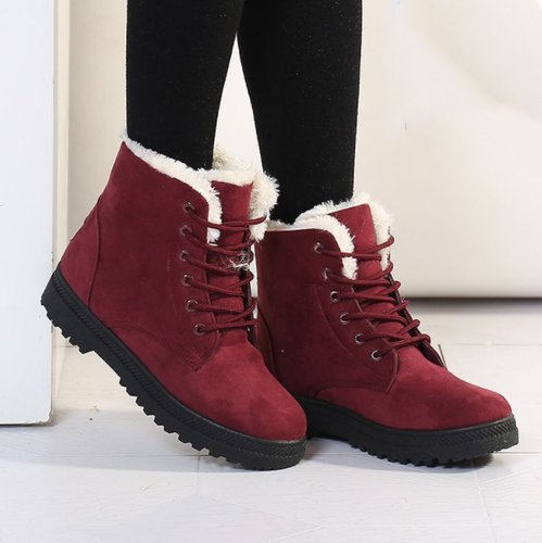 Fashion Female Women Boots Warm Snow Boots Women Ankle Boots Winter Shoes