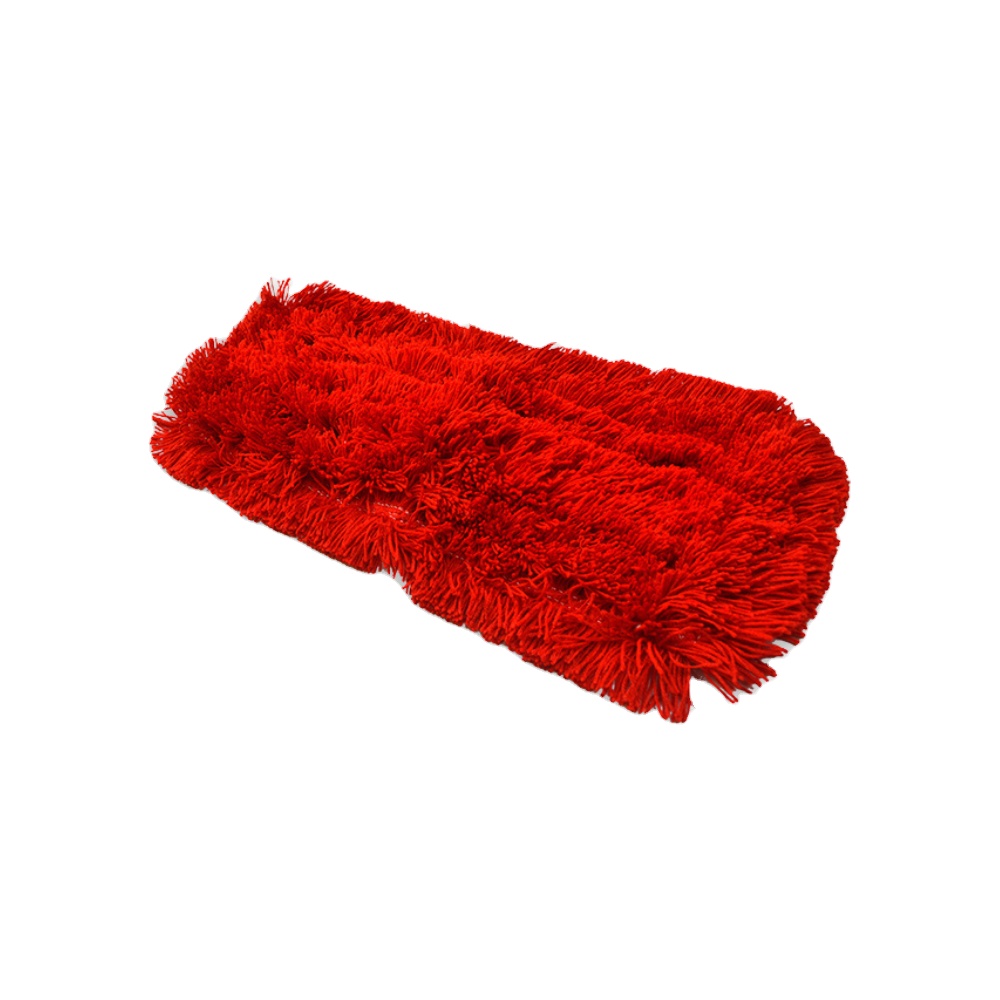 Acrylic Dust Mop Red Color made of Herringbone Cotton Back Suitable for Tiles Great Quality Dust Cleaner  Suppl