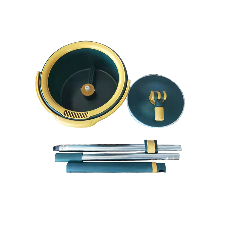 Magic 360 Round Cleaning Spinning Mop Height Adjustable Round Swift Microfiber Mop 