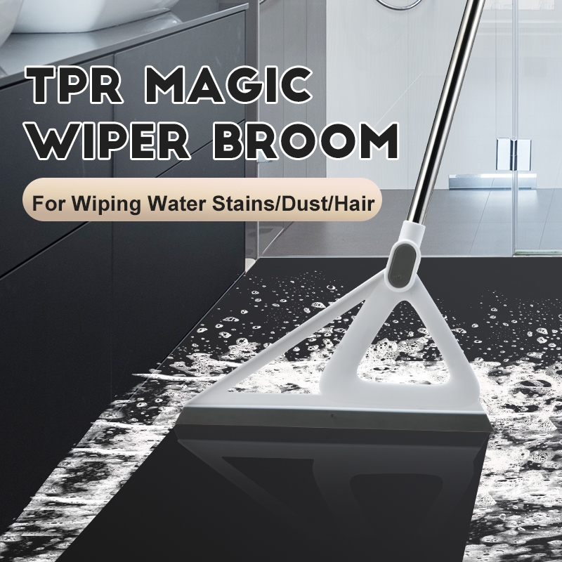 Silicone Floor Glass Mops Wiper Mopping Household Pet Hair Removal Brushes Cleaning Tools Dual-use Broom