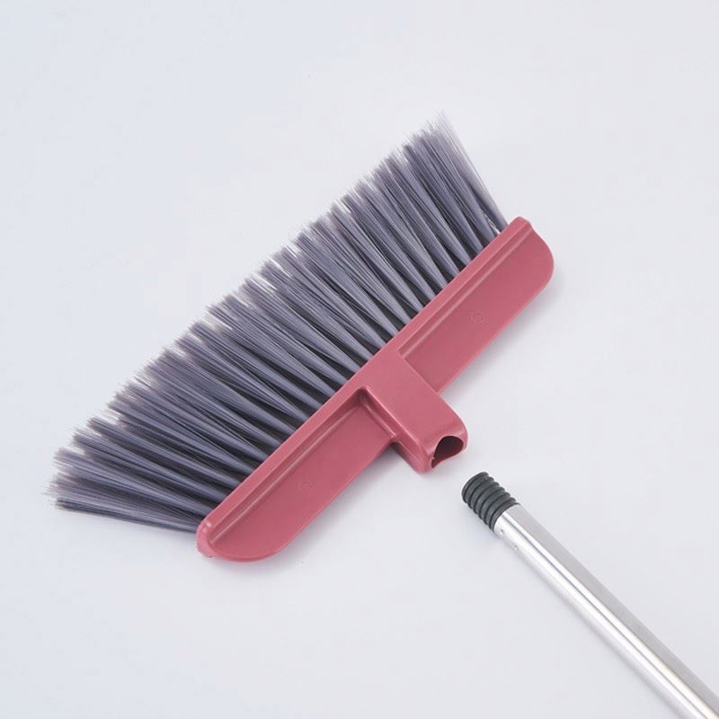 Household Cleaning Windproof Good Quality Materials Long Handle Easy To Sweep Broom And Dustpan Set Easy To Clean