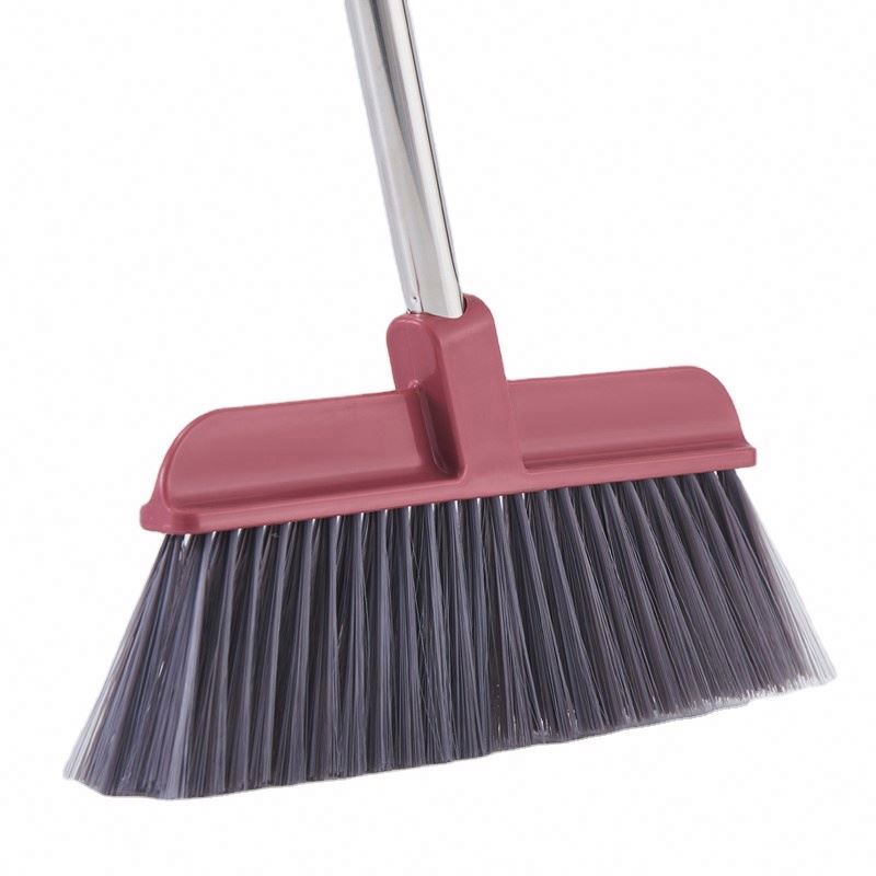 Household Cleaning Windproof Good Quality Materials Long Handle Easy To Sweep Broom And Dustpan Set Easy To Clean