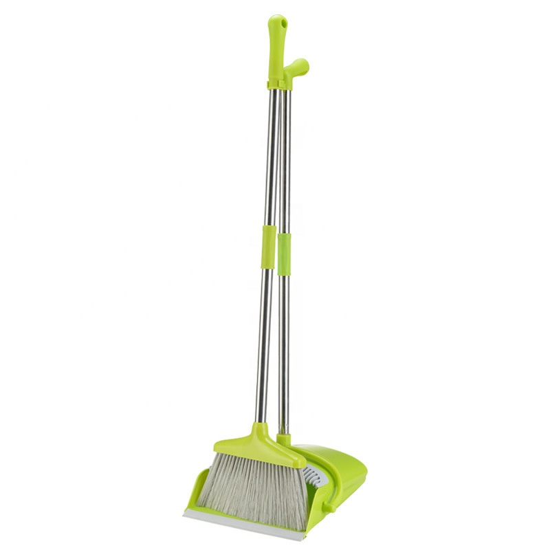 good quality plastic broom with dustpan cleaning broom and dustpan set