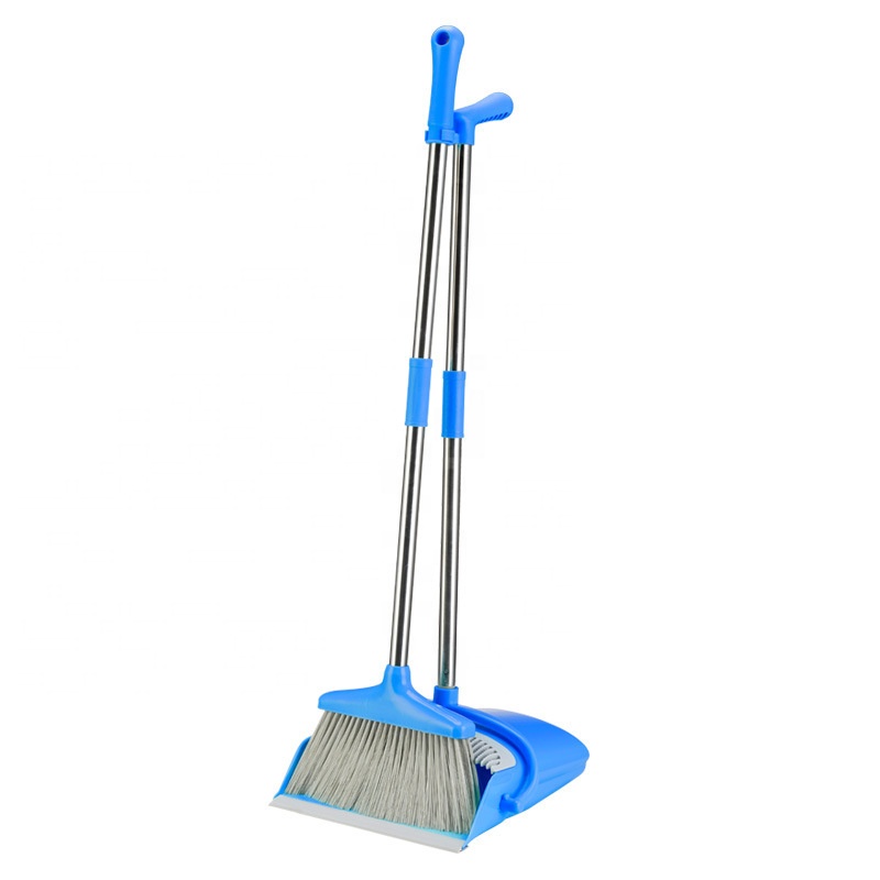 good quality plastic broom with dustpan cleaning broom and dustpan set
