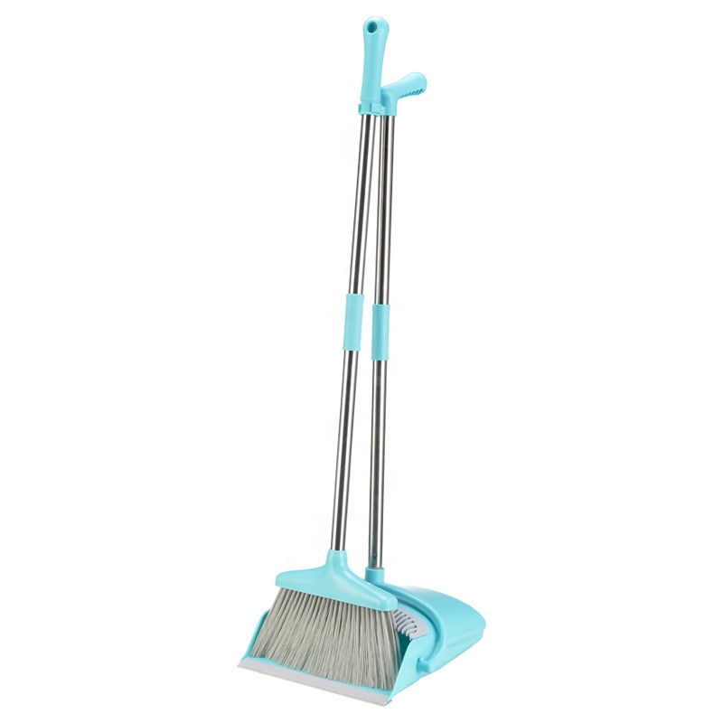 good quality plastic broom with dustpan cleaning broom and dustpan set
