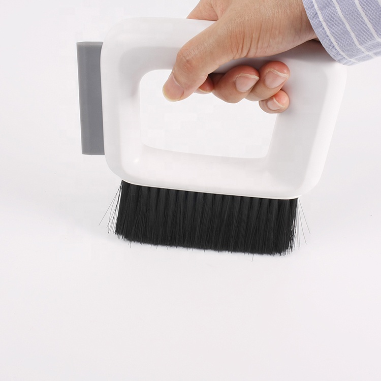new design high quality silicone brush table mini size dusting plastic broom and dustpan set