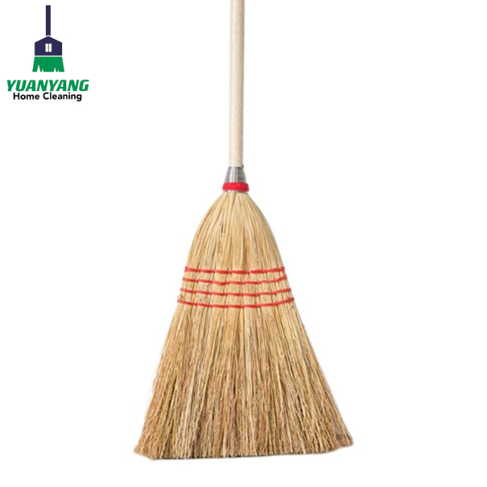 2022 trend Natural Material Corn Broom,  sorghum grass China broom sweeping street broom