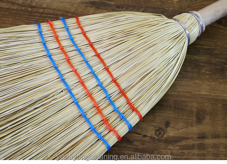 2022 trend Natural Material Corn Broom,  sorghum grass China broom sweeping street broom