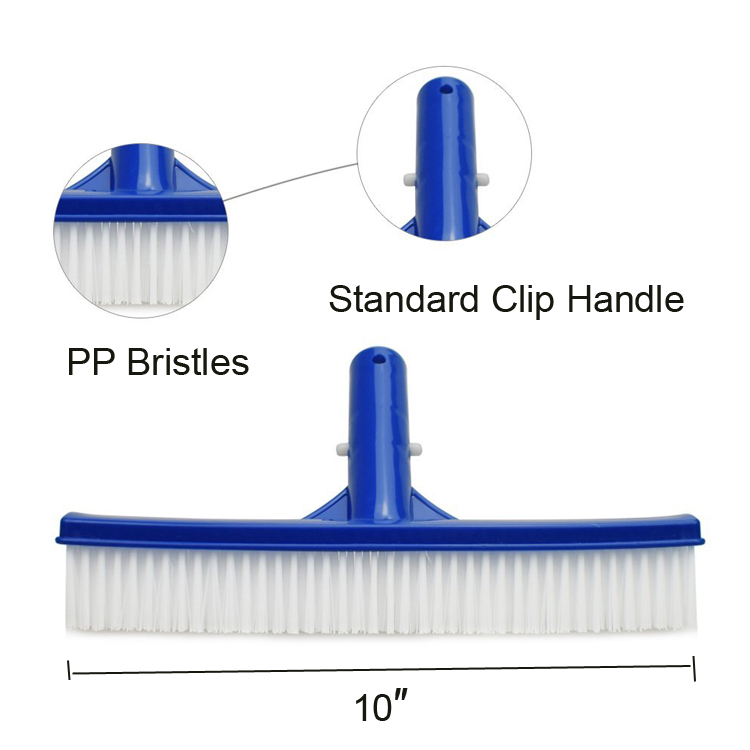 BONNY High Quality Pool Brush Wide Durable Pool Floor Wall Cleaning Tool Pool Broom Algae Remover Scrubber