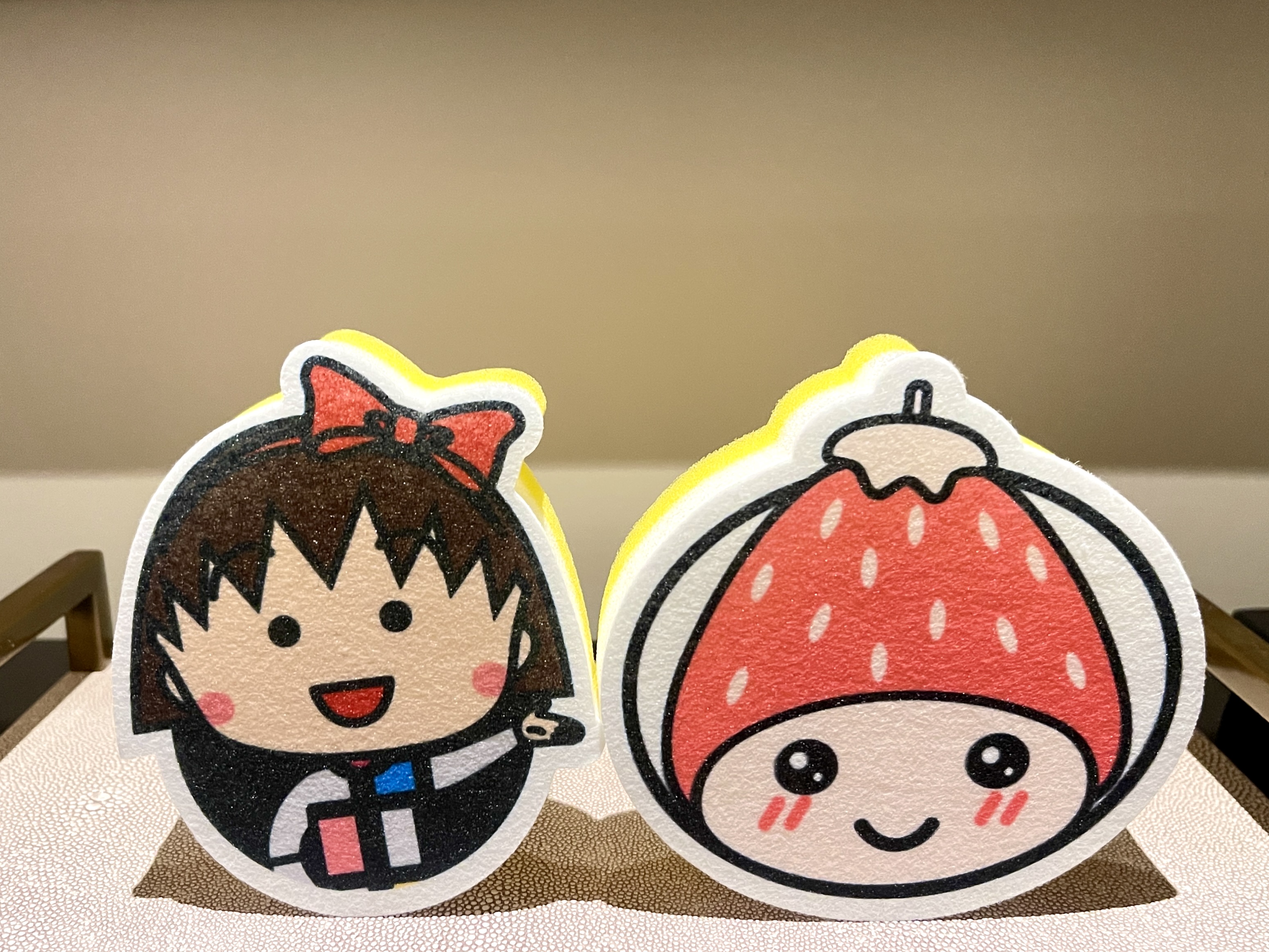 Bear Cartoon Shaped small cleaning sponge set Scrub Foam Prevent Utensil Surface for kitchen cleaning sponge plate spong