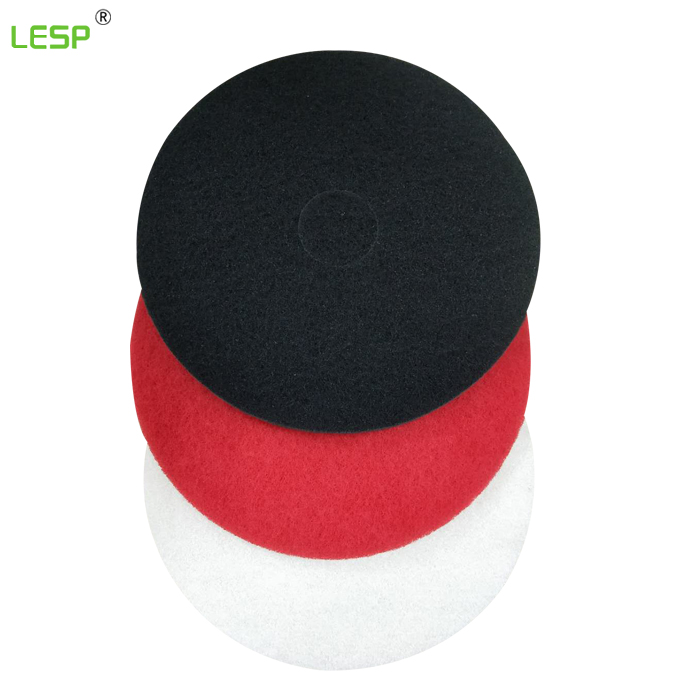 Black Sponge Abrasive Cleaning Scouring Pads Black for Concrete Floor