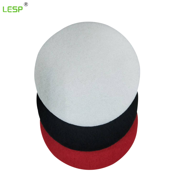 Black Sponge Abrasive Cleaning Scouring Pads Black for Concrete Floor