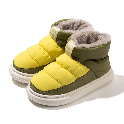 Winter Waterproof Warm Cotton Shoes Women Outdoor Plush Slipper Boots