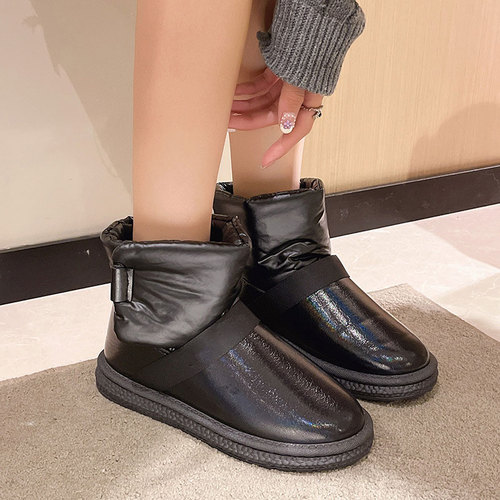  Winter Fashion Snow Boots Women Outdoor Warm Waterproof Snow Shoes