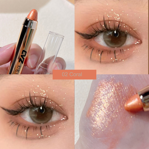 Eye Makeup 6 Colors Shimmer Eye Shadow Pencil Pearly Shine Glitter Eyeshadow Stick