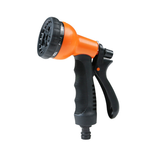 Plastic 8- Pattern Adjustable Irrigation Sprayer High Pressure Garden Water Spray Gun for Irrigation