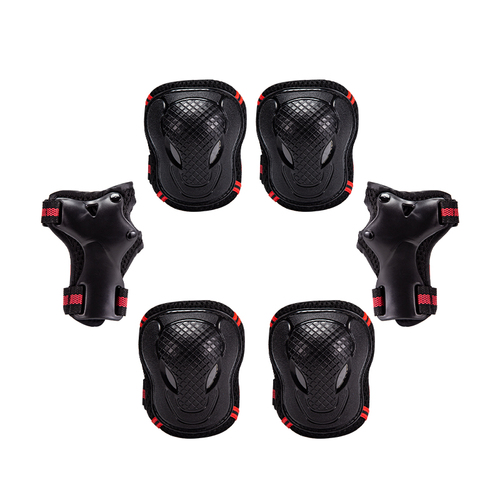  Youth Adult Men Women Inline Skate Roller Skate Balance Board Protection 6PCS Set Knee Guard Elbow Wrist Protective 