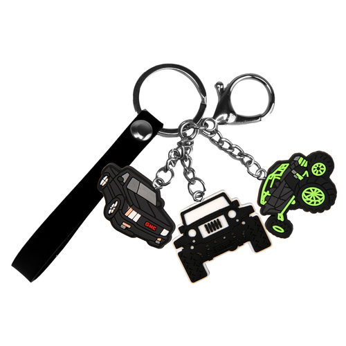 Mexican Keychain 2D shoe model key ring basketball shoes car pendant rubber keychain food key chains