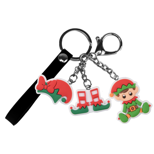 Mexican Keychain 2D shoe model key ring basketball shoes car pendant rubber keychain food key chains