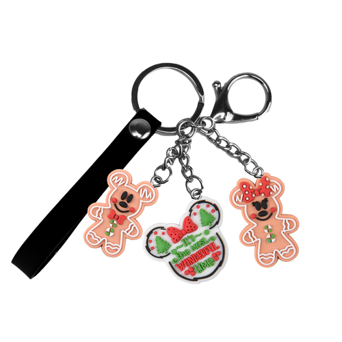 Mexican Keychain 2D shoe model key ring basketball shoes car pendant rubber keychain food key chains