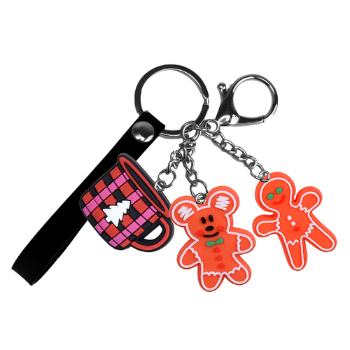 Mexican Keychain 2D shoe model key ring basketball shoes car pendant rubber keychain food key chains