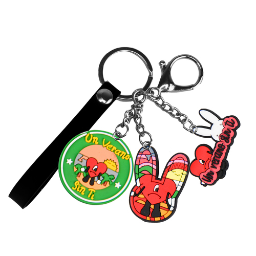 Mexican Keychain 2D shoe model key ring basketball shoes car pendant rubber keychain food key chains