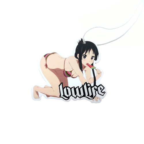 New JDM Culture Series Car Air Freshener Hanging Sexy Girl Tire Girls Car Rear View Solid Paper Car Interior Accessories