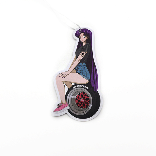 New JDM Culture Series Car Air Freshener Hanging Sexy Girl Tire Girls Car Rear View Solid Paper Car Interior Accessories