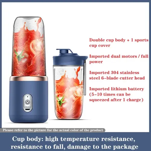 Mini Portable Juicer Electric Mixer Fruit Smoothie Blender Juice Extractor Machine