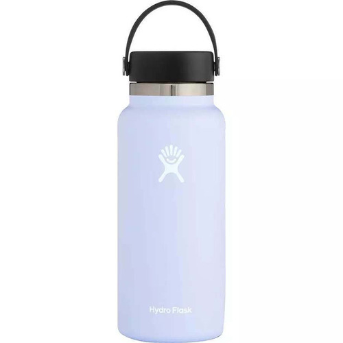 New stainless steel 40 oz water bottle insulated wide mouth retractable cover portable cup