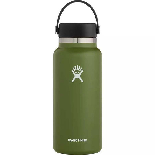 New stainless steel 40 oz water bottle insulated wide mouth retractable cover portable cup