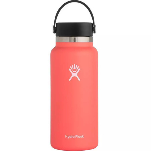 New stainless steel 40 oz water bottle insulated wide mouth retractable cover portable cup